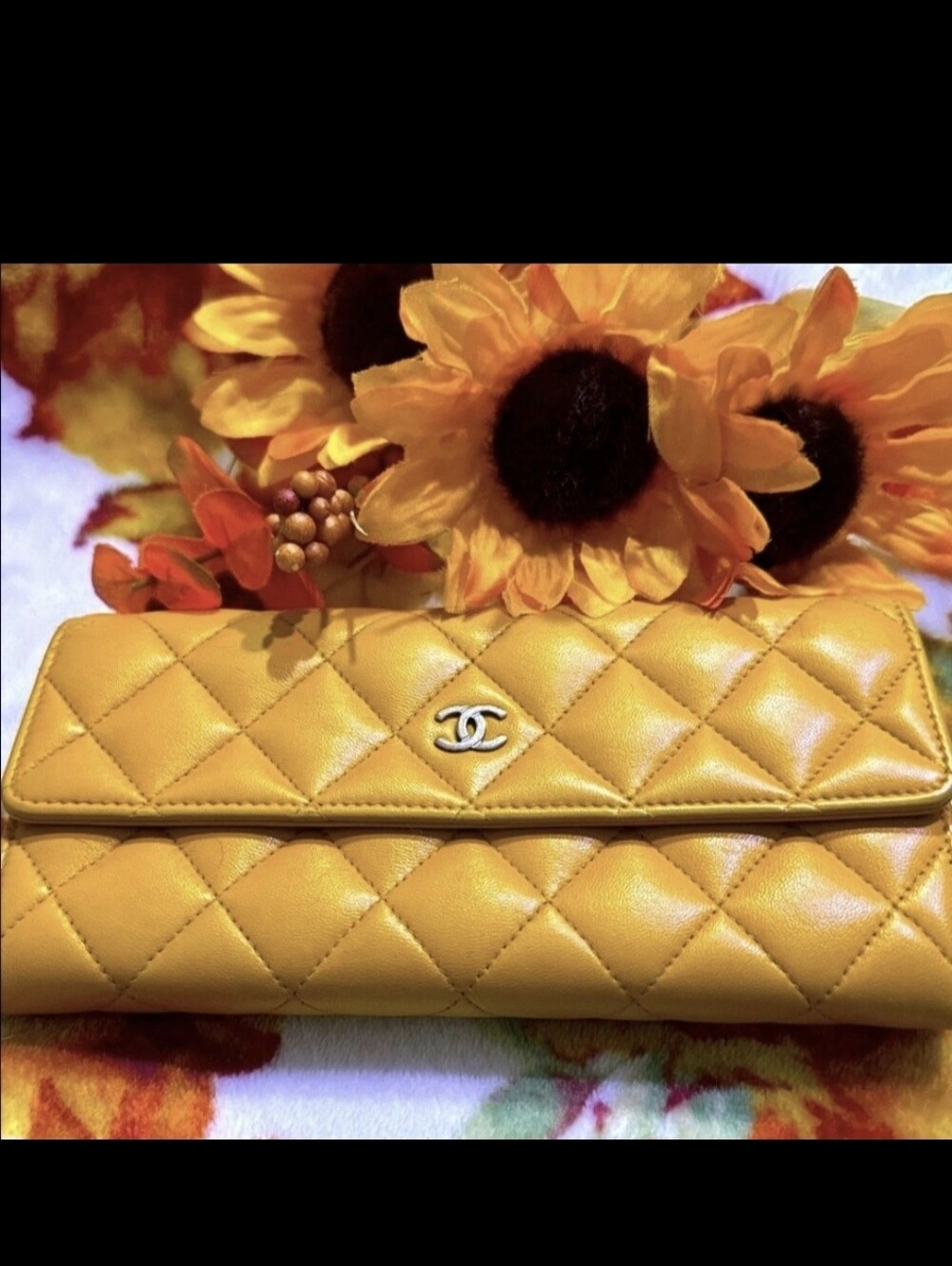 EUC 2014 Chanel Quilted Wallet